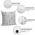 Dance in White Kieth DJ DOG Haring ANIMAL Street Art Soft Style Accent Throw Pillow