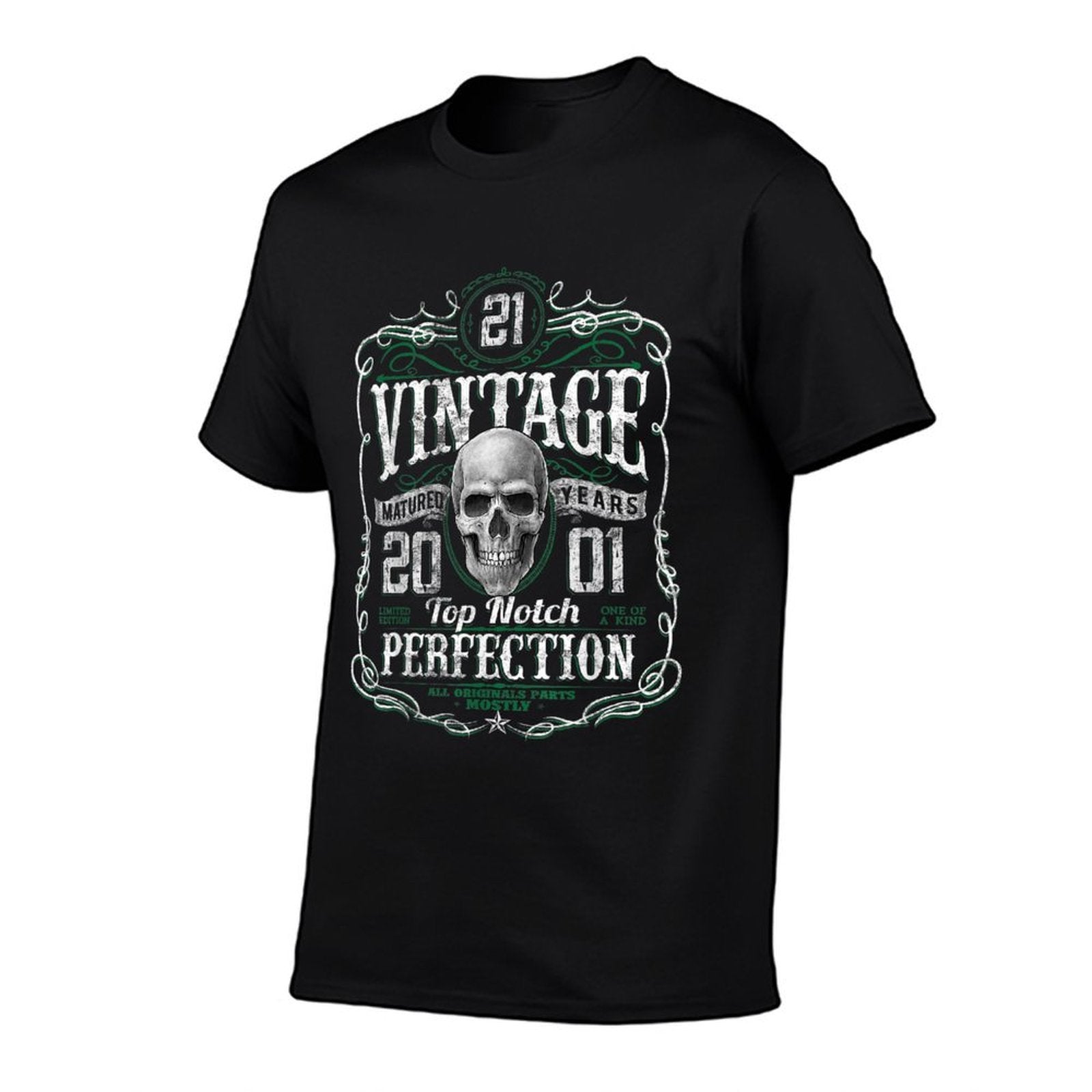 Vintage 2001 Limited Edition 2001 21 Years Old 21st Birthday  Trendy Pattern T-Shirt