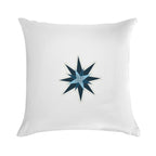 Moravian Star Sticker Soft Washable Throw Pillow