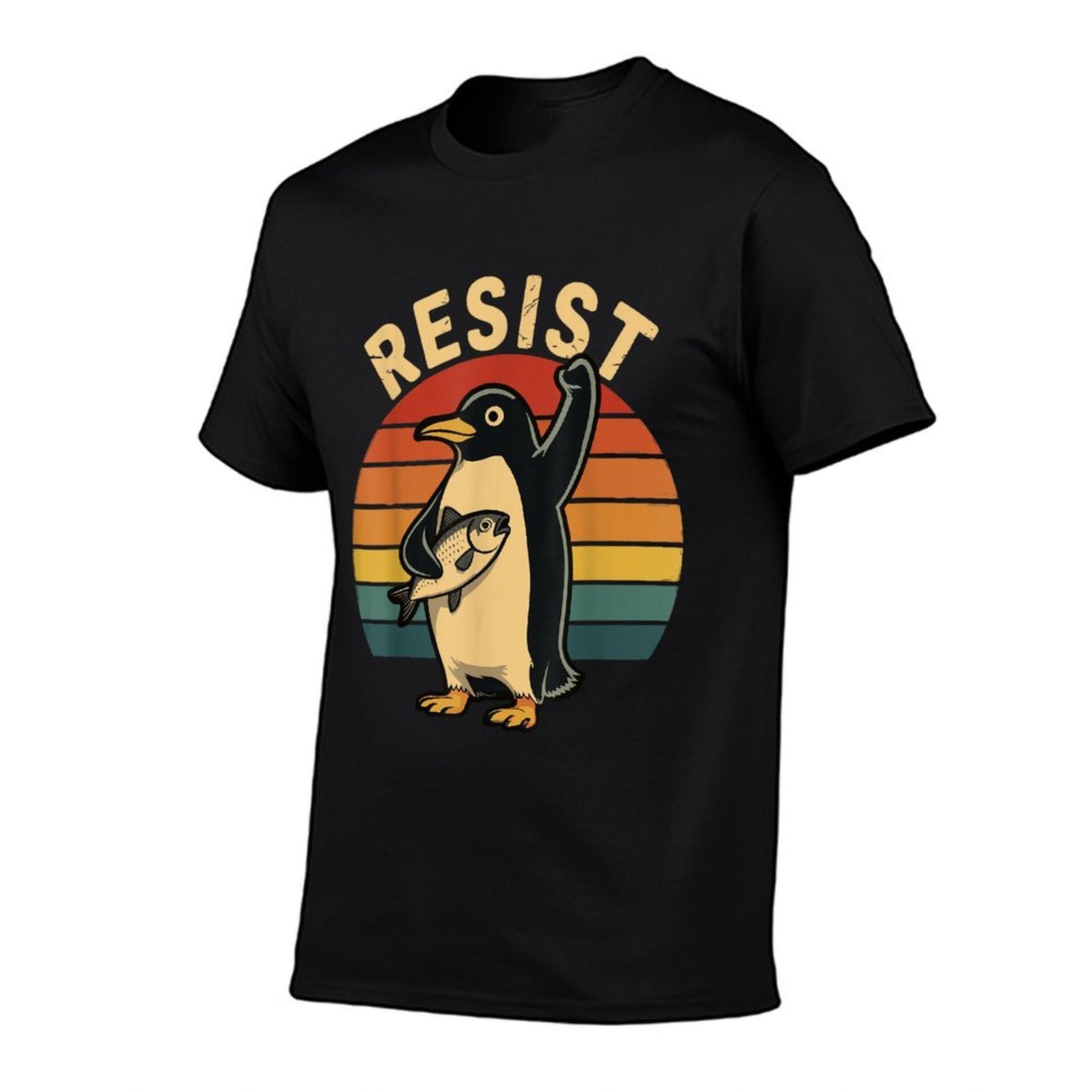 Penguin Meme Penguins Against Tariffs Sarcastic Saying  Easy-care T-Shirt