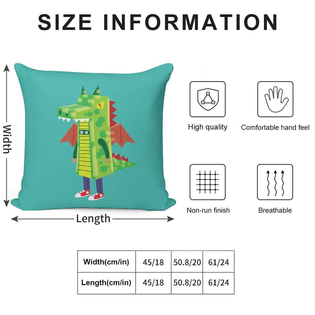 I'm A Dragon Soft Bedroom Essential Throw Pillow