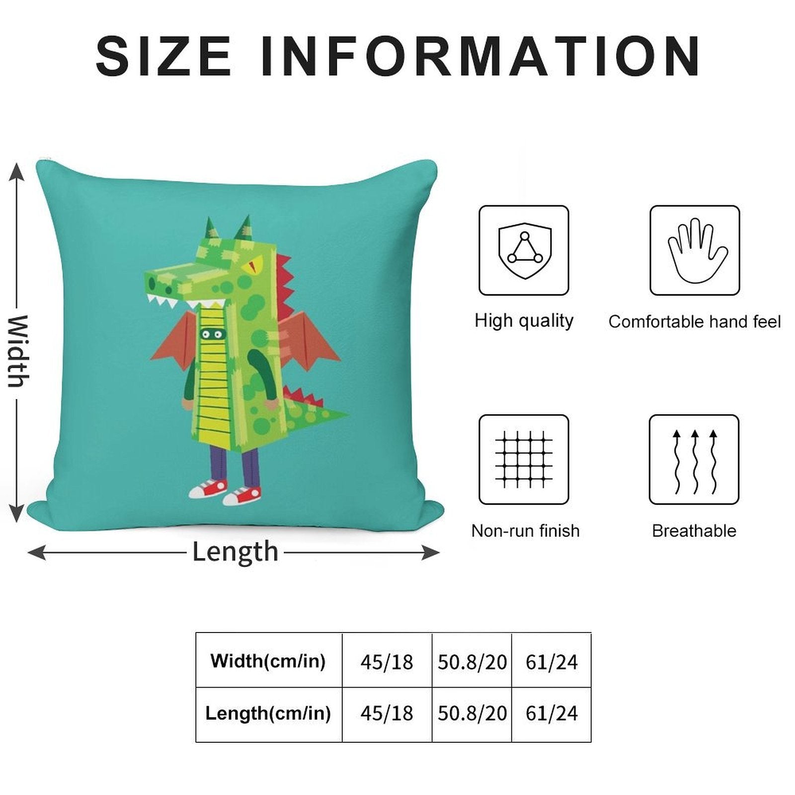 I'm A Dragon Soft Bedroom Essential Throw Pillow