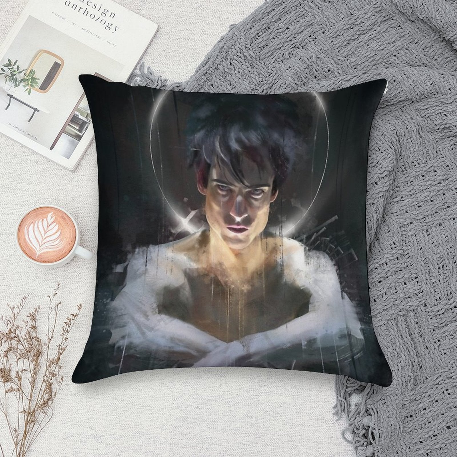 In The Dark Soft Anti-Pilling Throw Pillow