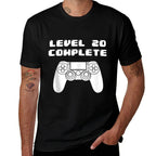 20th Birthday - 20 Years Old Video Gaming, Bday  Easy-care T-Shirt