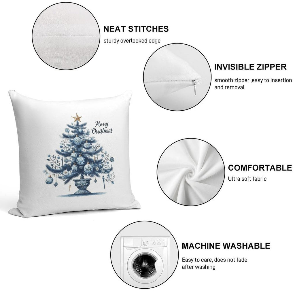 Chinoiserie Christmas A Chinoiserie Christmas Soft Anti-Pilling Throw Pillow