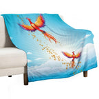 Phoenix Rising Easy Care Throw Blanket