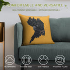 Red Tailed Black Cockatoo Soft Bedroom Essential Throw Pillow