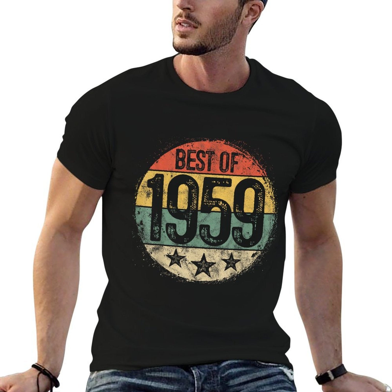 Best Of 1959 66th Birthday Gifts For Men Women 66 Year Old  Cotton T-Shirt