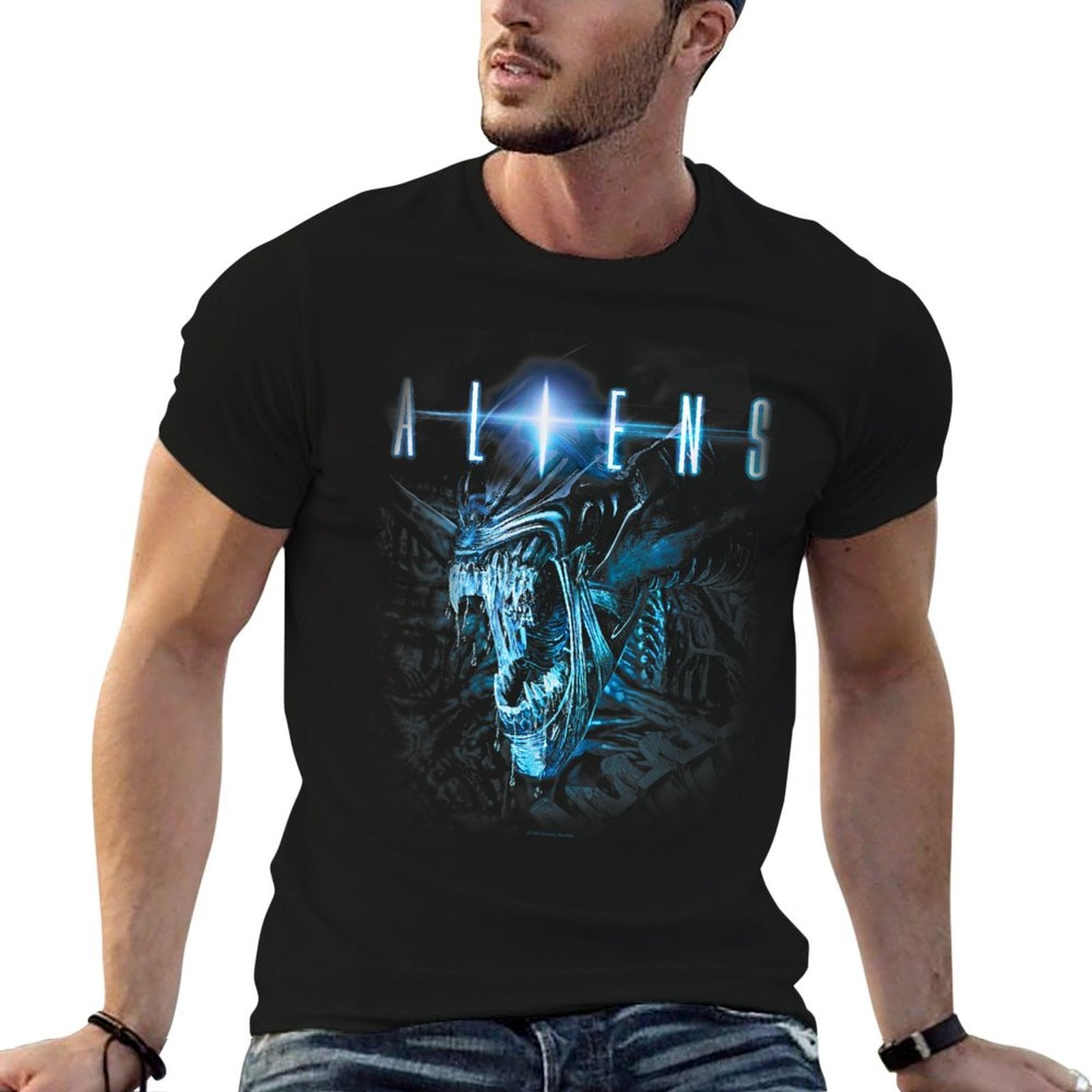 Aliens Iconic Epic Queen Xenomorph Angry Big Chest Portrait  Affordable Price T-Shirt