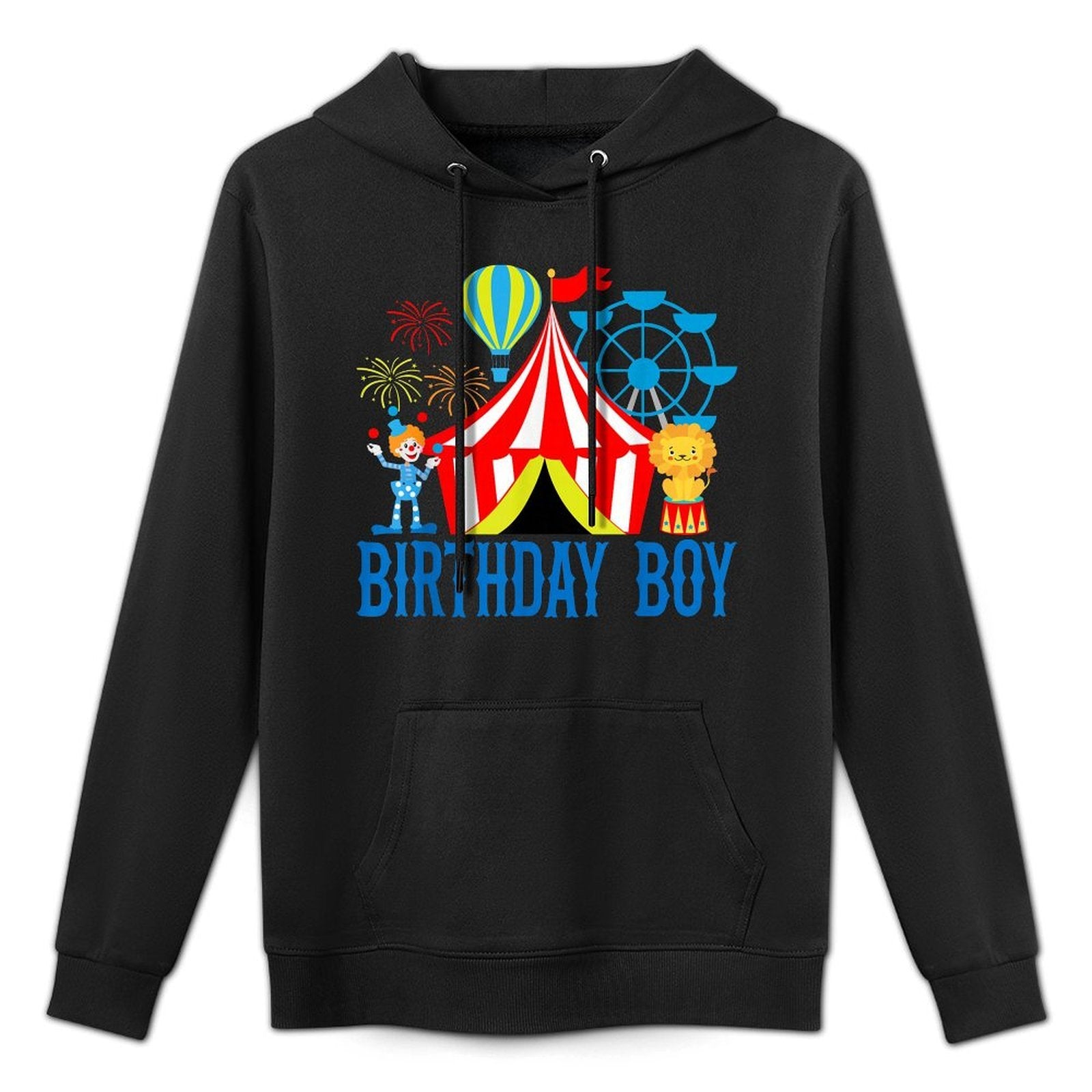 Boy of The Birthday For Boy Ringmaster Circus Theme Carnival Easy Care Hoodie