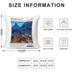 Zermatt - Switzerland - Photography Soft Warmth Comfort Throw Pillow