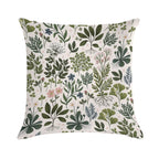 Herbarium Bright Soft Shrink-Resistant Throw Pillow