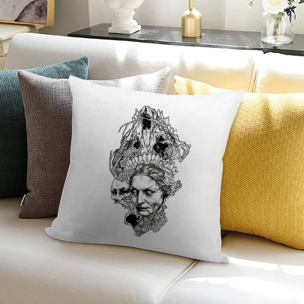 Old Witch Soft Bedroom Essential Throw Pillow