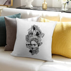 Old Witch Soft Bedroom Essential Throw Pillow