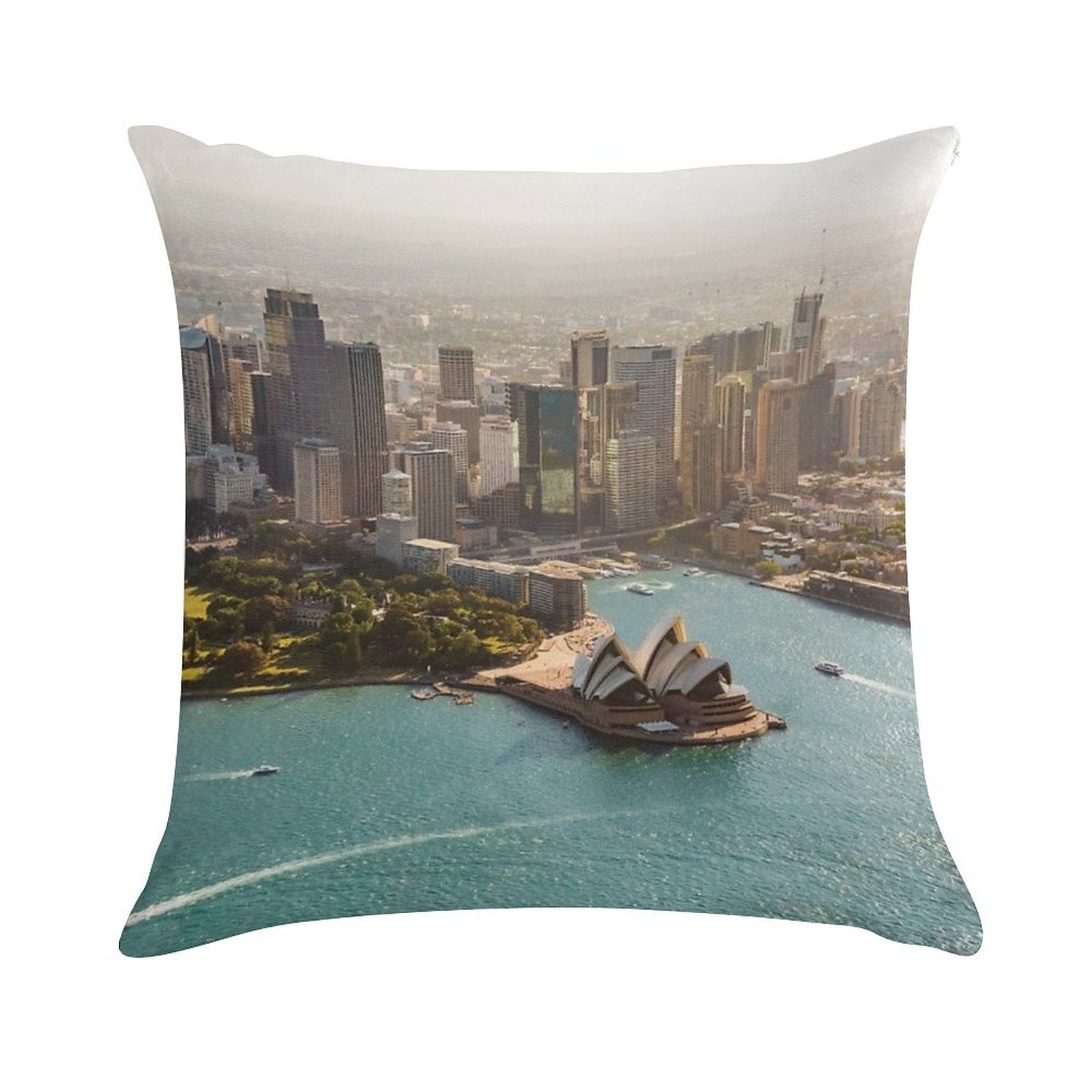 Sydney from The Sky Soft Multiple Sizes Throw Pillow
