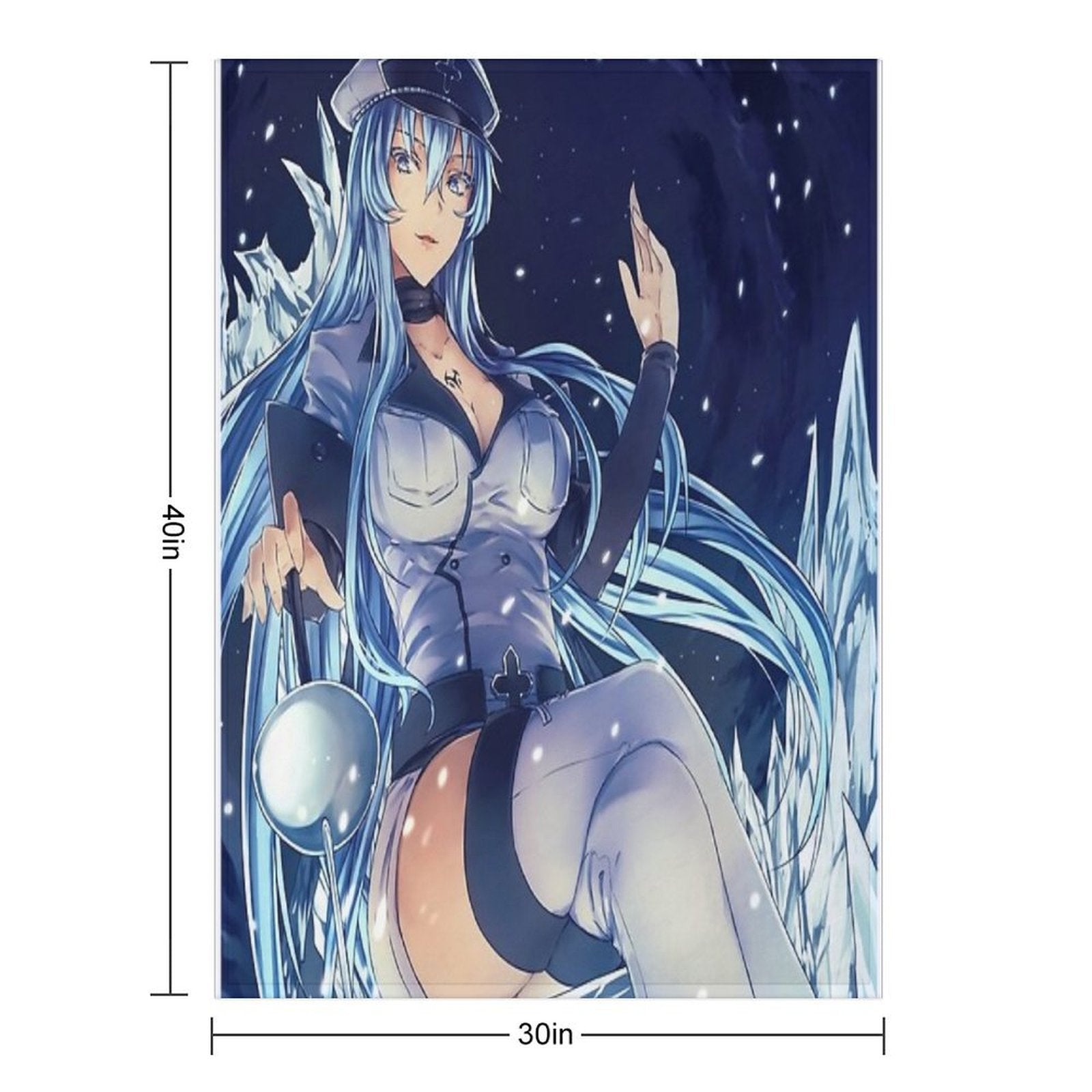 Princes Esdeath Lightweight Throw Blanket