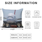 Qantas A380 Soft Skin-Friendly Throw Pillow