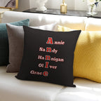 ANNIE Soft High-Density Material Throw Pillow