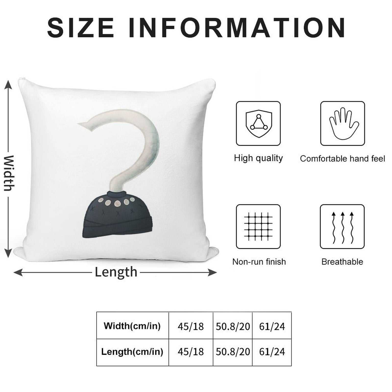 Killian's Hook Soft Shrink-Resistant Throw Pillow