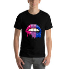 Dripping Bisexual Lips Bi Pride  Affordable Price T-Shirt