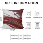 Ruby Pillars Soft Short Plush Fabric Throw Pillow