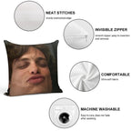 ( ˘ ³˘) Goob Soft Durable Construction Throw Pillow