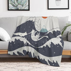 Cat Landscape 55A Multi-functional Throw Blanket