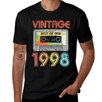 1998 21st Birthday  Retro Vintage 1998 Birthday  Polyester Blend T-Shirt