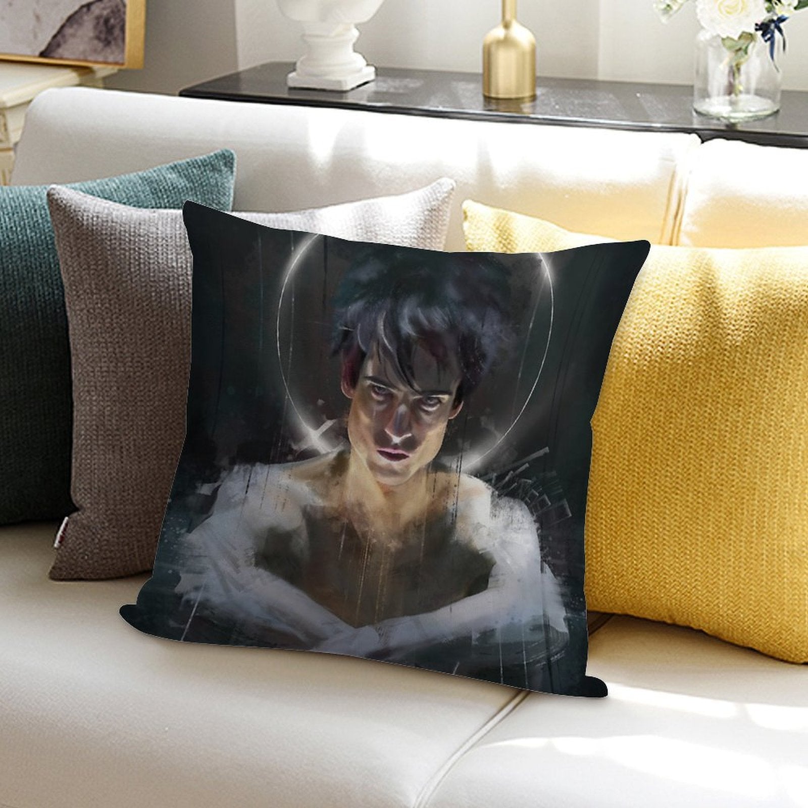 In The Dark Soft Anti-Pilling Throw Pillow