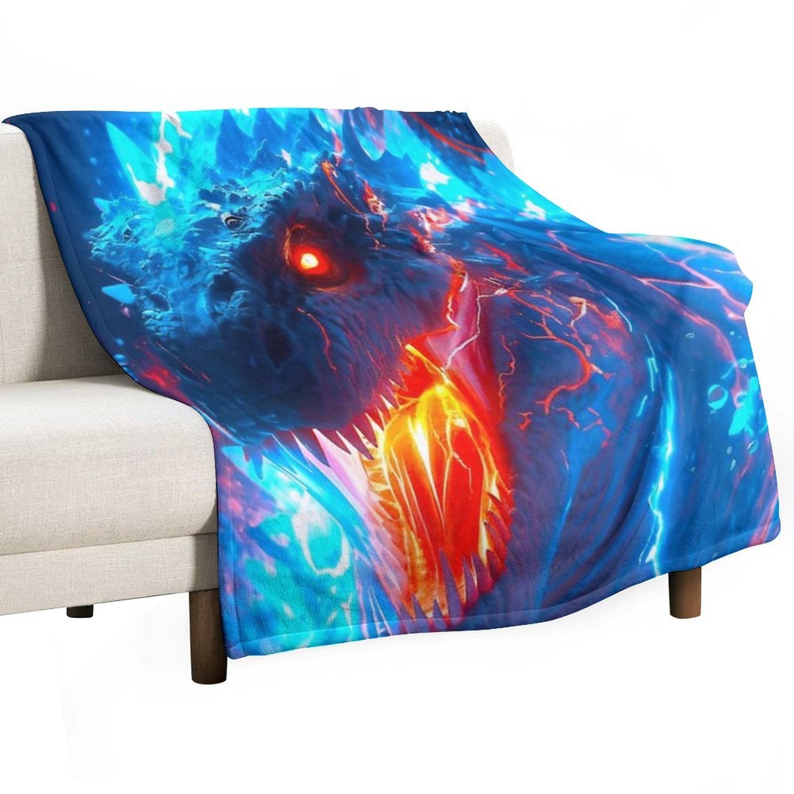 Godzilla 003 Durable Throw Blanket