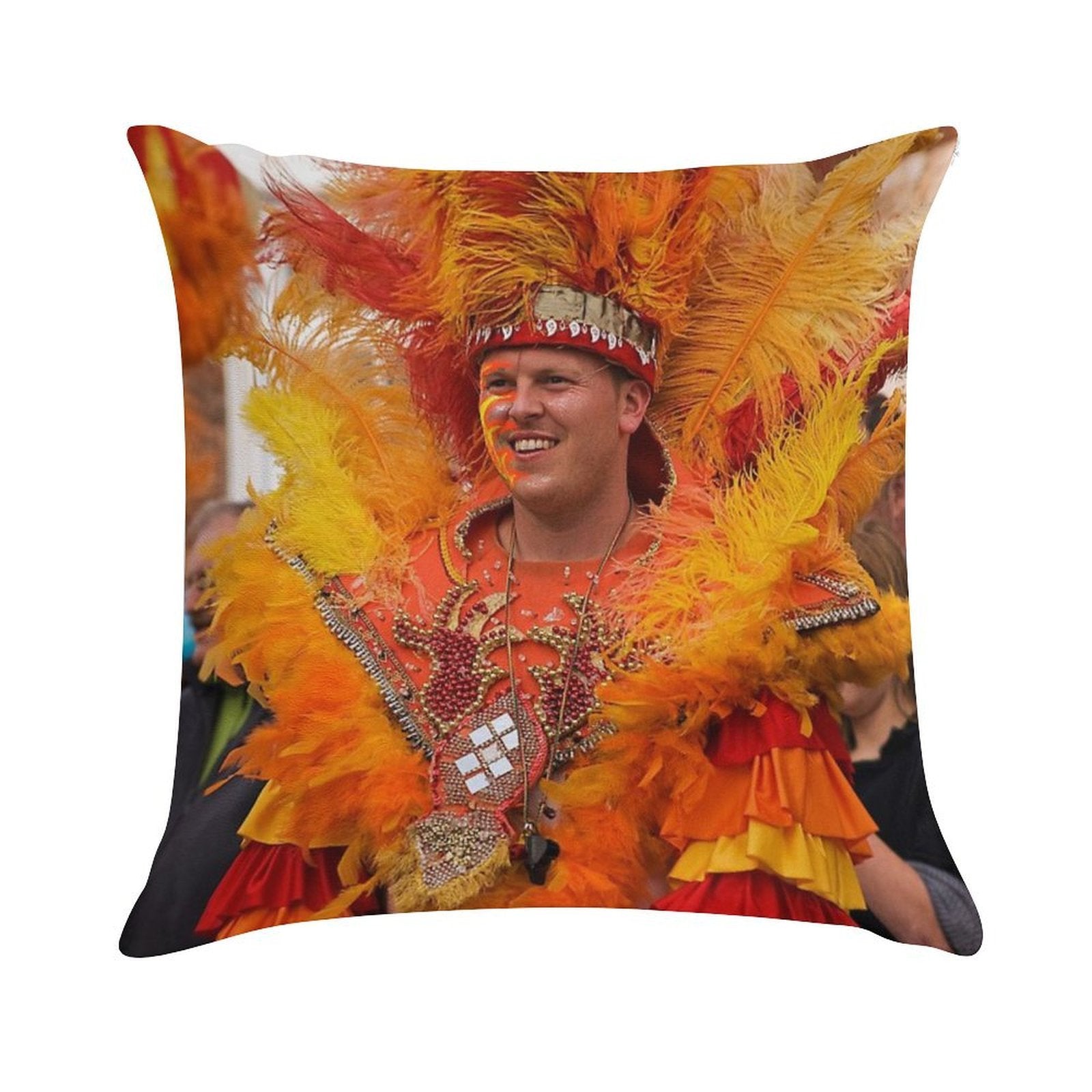 Kevin, Street Heat Samba Band Soft Gift Ready Throw Pillow