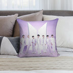 BTS THe Best All Members Soft Skin-Friendly Throw Pillow