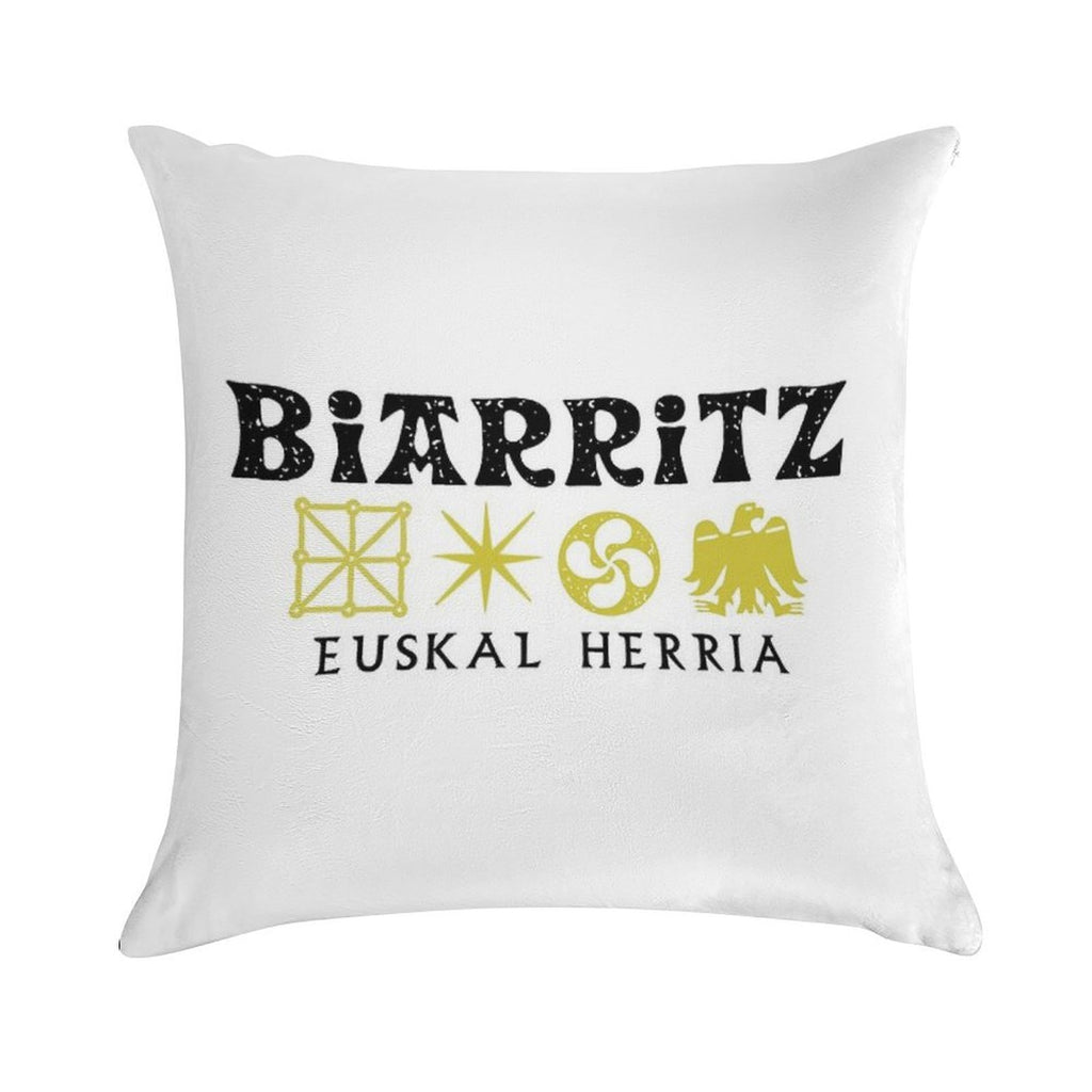 Biarritz Euskalduna Soft Home Decor Throw Pillow