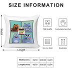 Grizzly And Lemmings Soft Durable Construction Throw Pillow