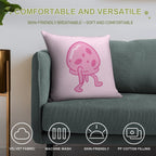 Spongebob- MEDUSA- 02 Soft Easy Maintenance Throw Pillow
