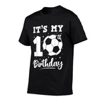 It's My 10th Birthday Soccer Six Year Old Birthday Boy  Slim-fit Cut T-Shirt