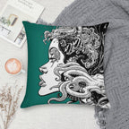 Poseidon's Mistress Alternate Soft Hidden Zipper Throw Pillow