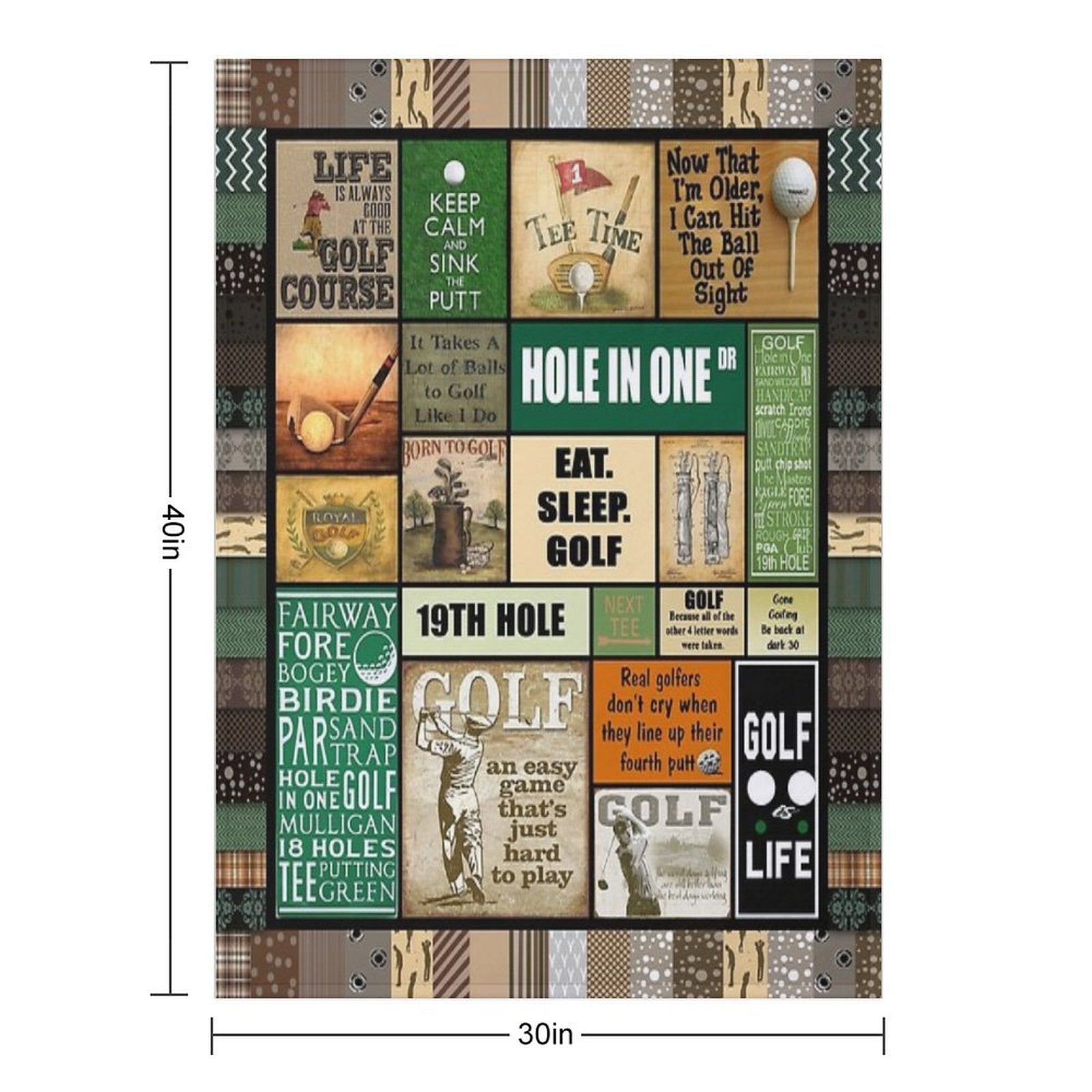 Golf - Golf Lover - Golf Life Wrinkle-free Throw Blanket