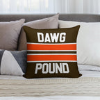 Dawg Pound Soft Home Decor Throw Pillow