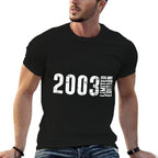 2003 Limited Edition And 20th Birthday  Oversized Silhouette T-Shirt