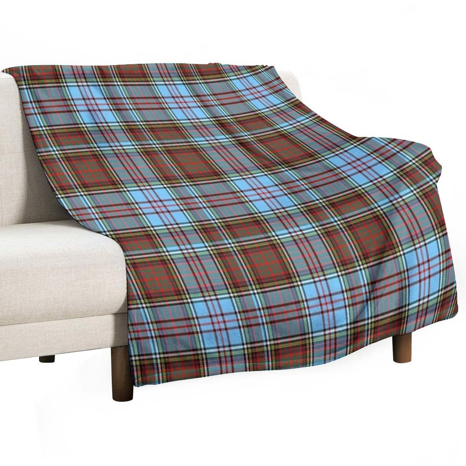 Clan Anderson Ancient Tartan Wrinkle-free Throw Blanket