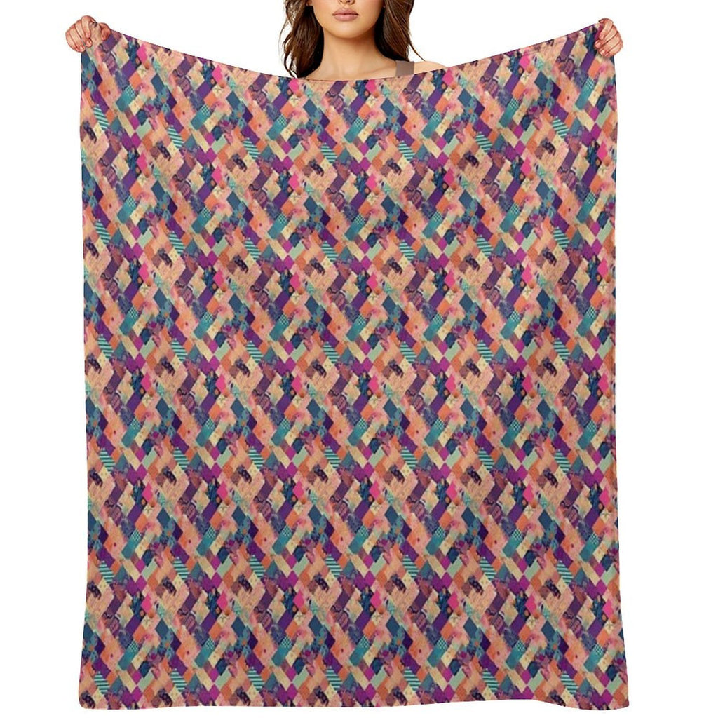 Patchwork Premium Throw Blanket