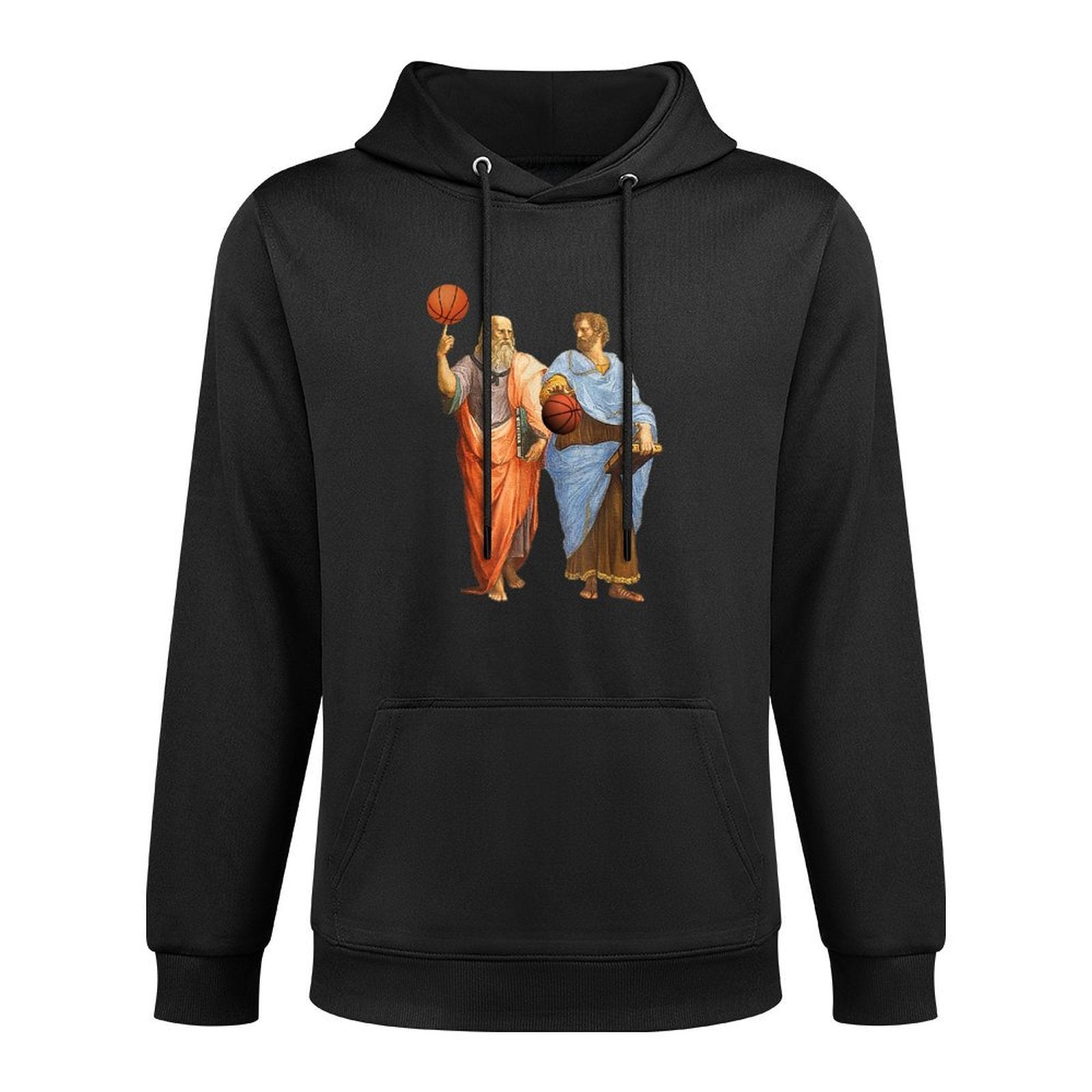 Aristotle And Plato with Basketballs - Philosophy Match All-Day Comfort Hoodie