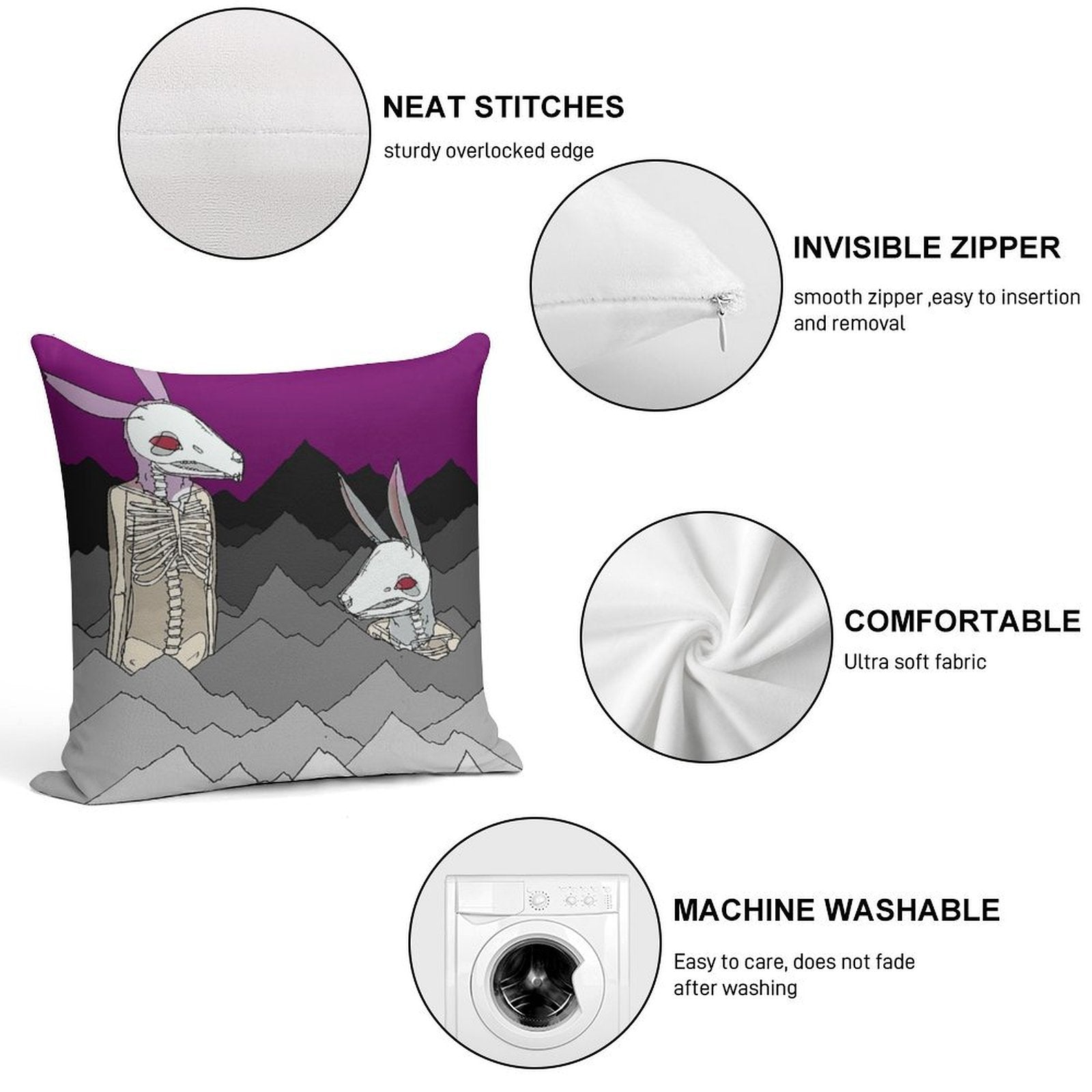 Easter Soft Warmth Comfort Throw Pillow