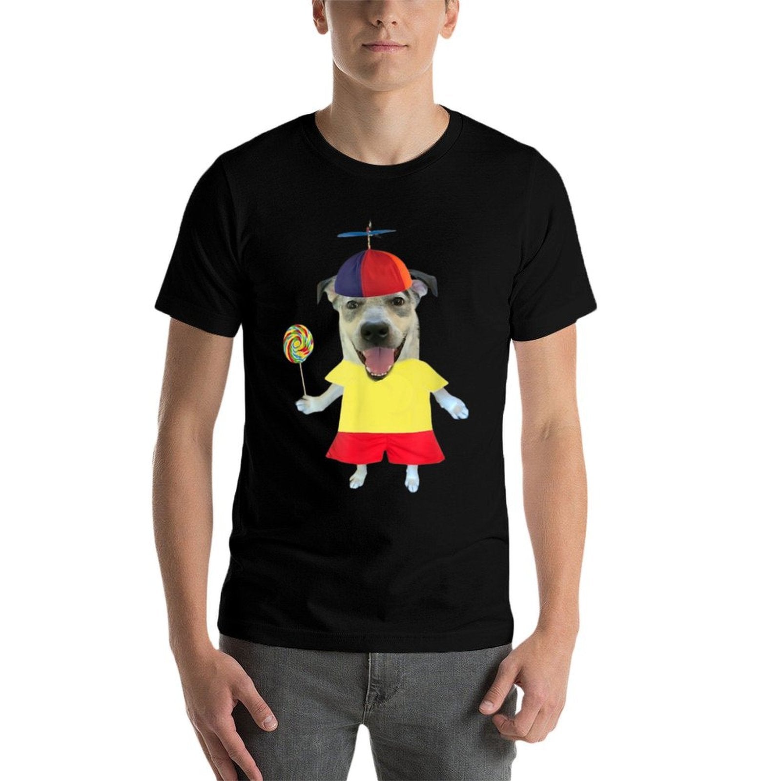 Funny Silly Dog with Lollipop Meme  Affordable Price T-Shirt