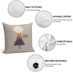 Woke Up Like This Soft Gift Ready Throw Pillow