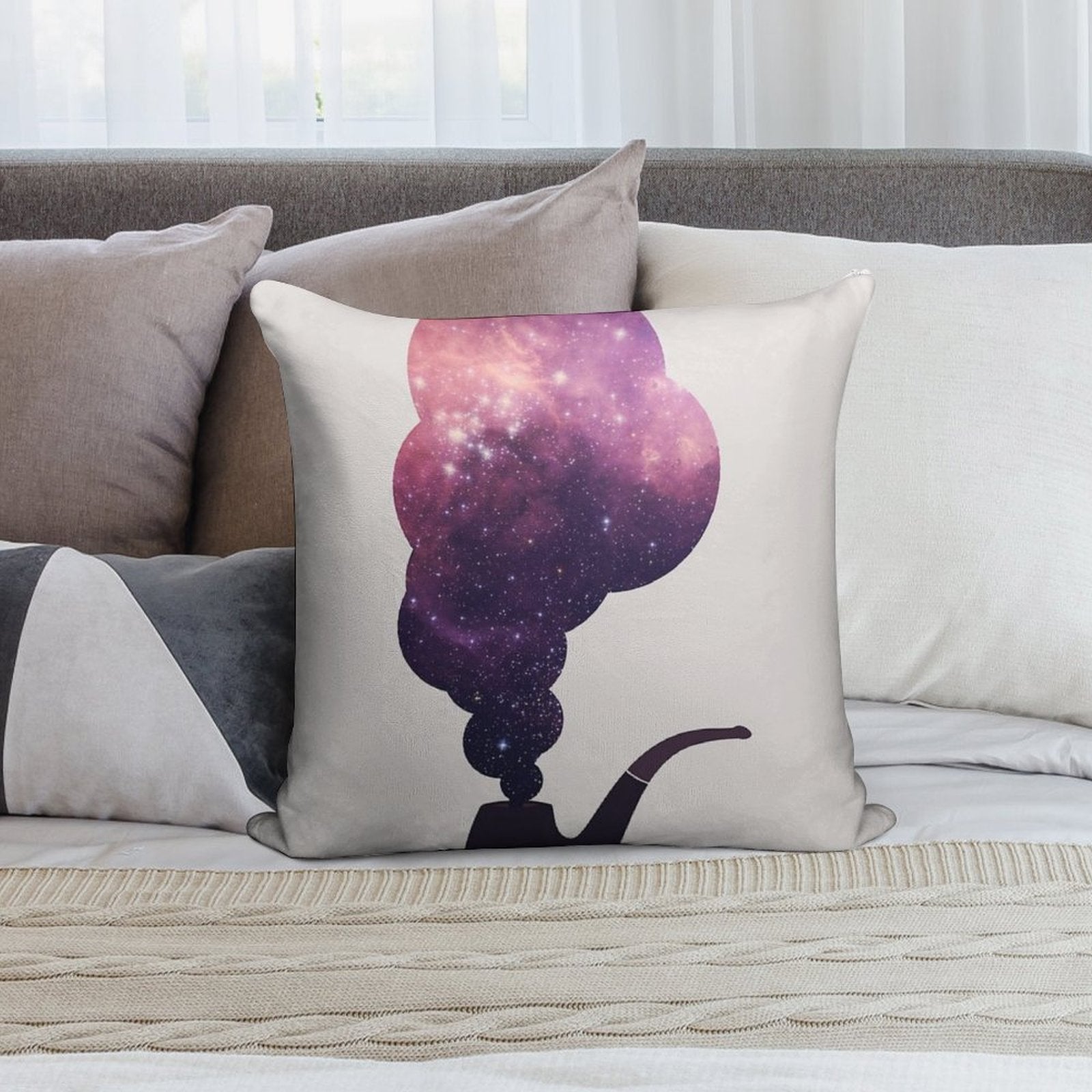 Birth of Stars Soft Multiple Sizes Throw Pillow