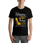 Stepping Into My 69th Birthday With God's Grace And Mercy  Vintage-inspired T-Shirt