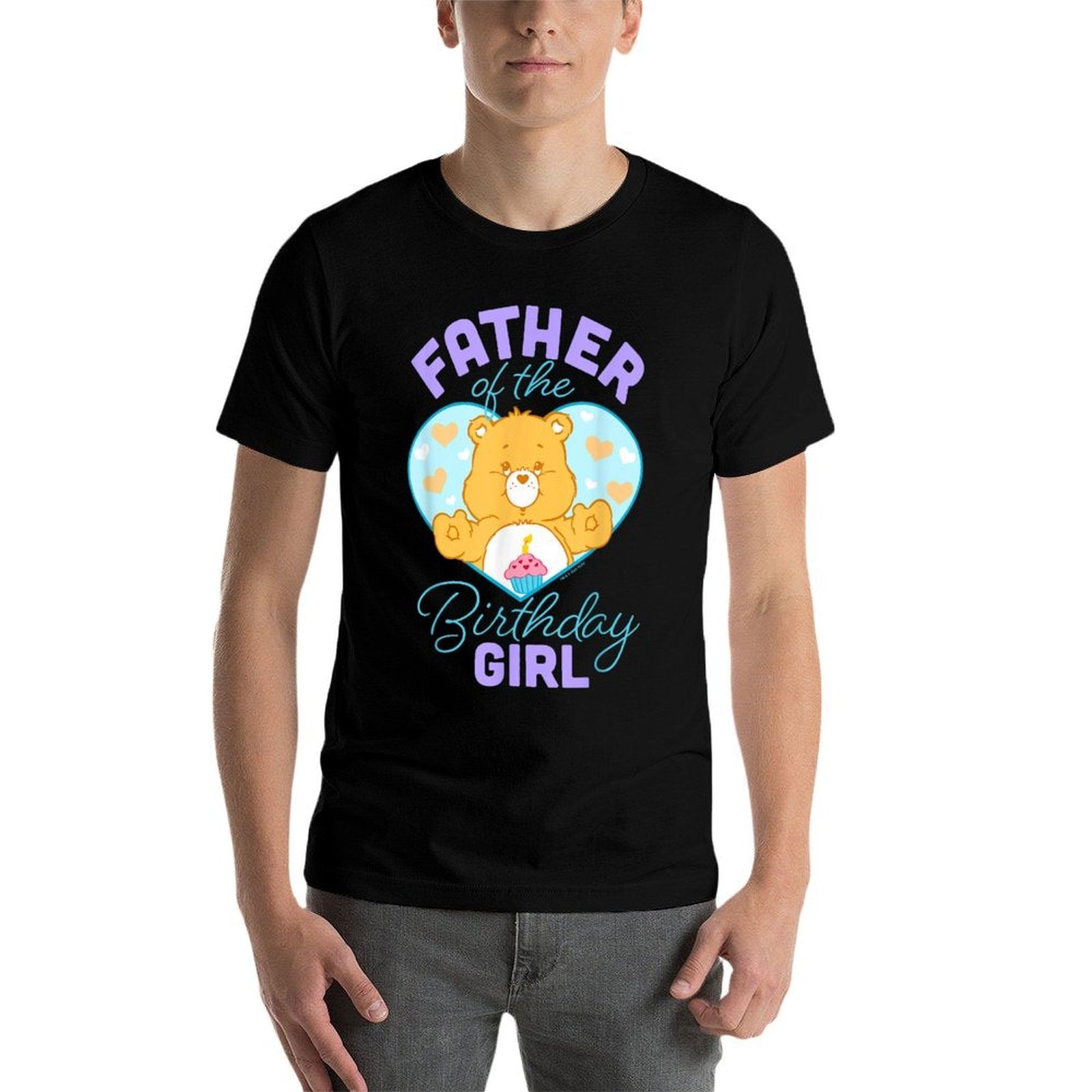 Care Bears Father Of The Birthday Girl Vintage Heart Logo  Lightweight T-Shirt