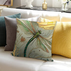 Dragonfly Dreams Soft Luxury Feel Throw Pillow